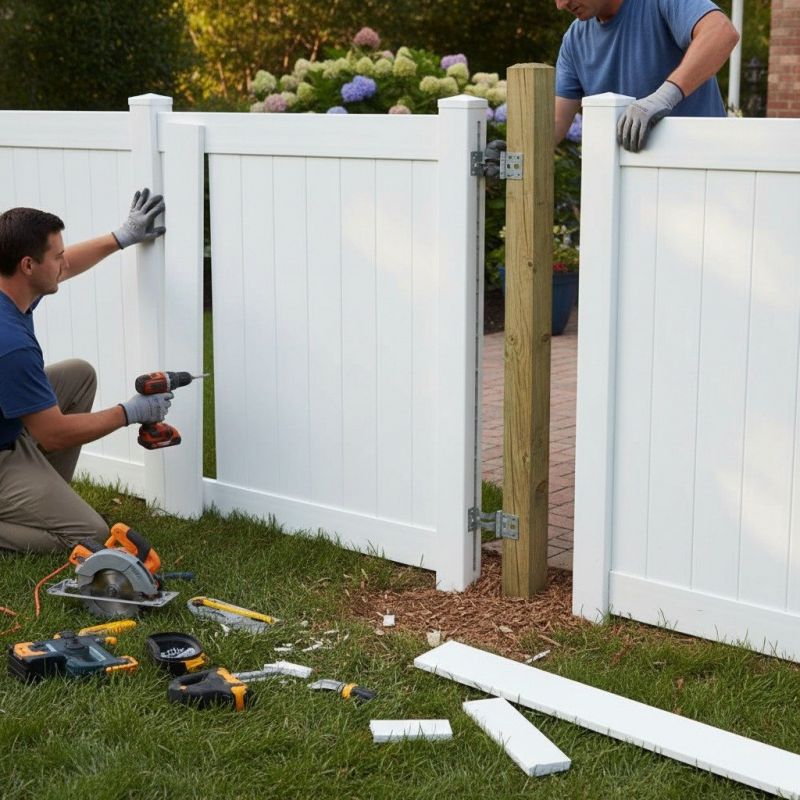 Vinyl Fence Replacement